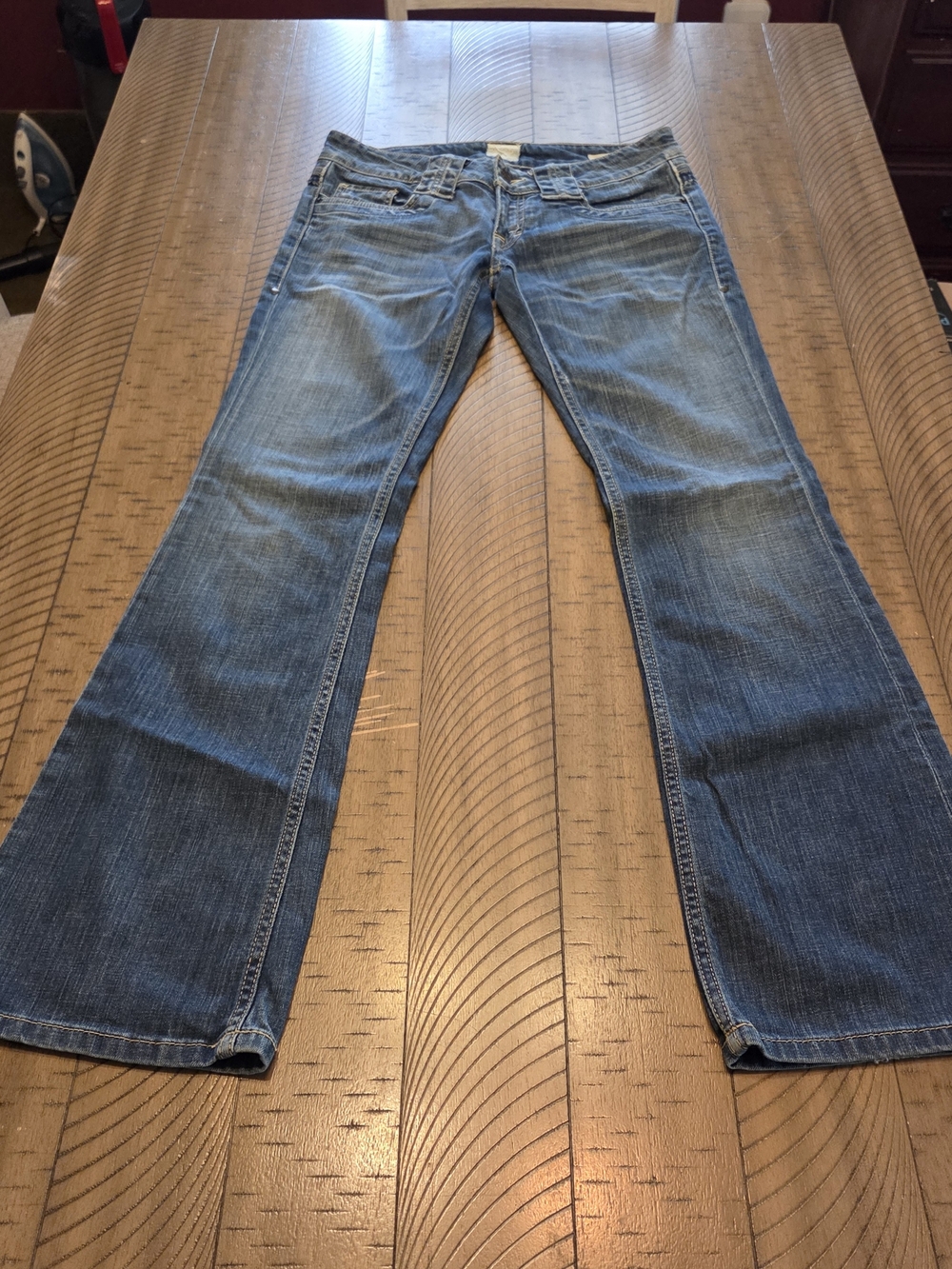 Taverniti So Jeans Women's Boot Cut Blue Denim Jeans